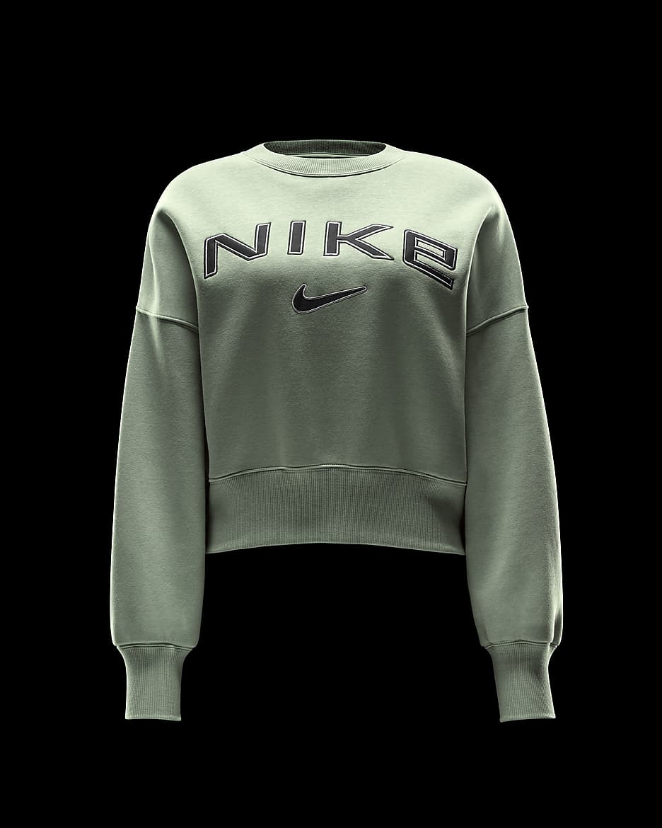 Nike Sportswear Phoenix Fleece Women's Over-Oversized Crew-Neck Logo  Sweatshirt